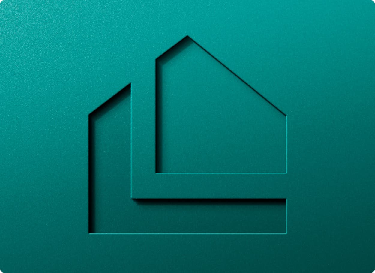 The Keyscape house mark pressed into a green surface